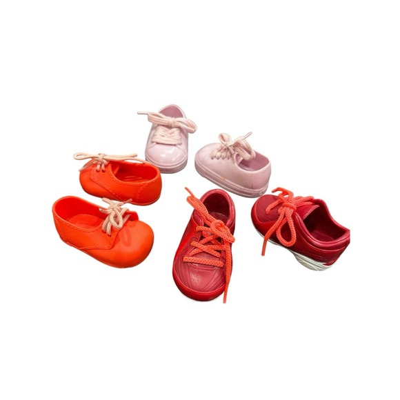 American Girl Dolls Shoes Boots 18 Inch Doll Shoes Our Generation Lot Of 14 - Picture 4 of 7